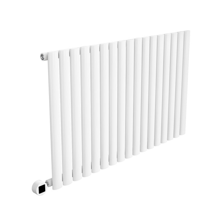 White Horizontal Smart Electric Radiator with Wi-Fi Thermostat - 1200W - H600xW1003mm - Bathroom Safe - Image 3