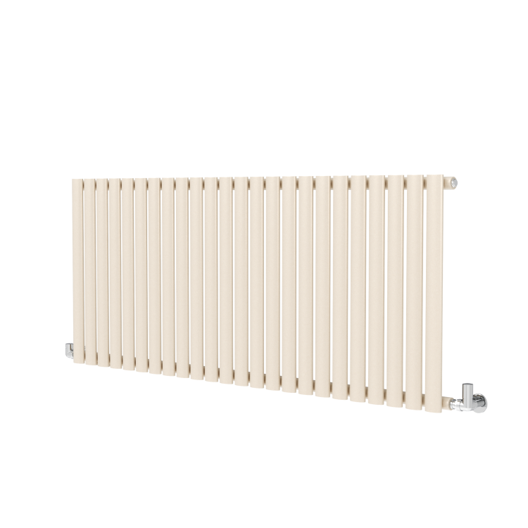 Sorrento Cleopatra Horizontal Oval Designer Radiator 600x1416mm Single Panel 3783 BTU - Image 3
