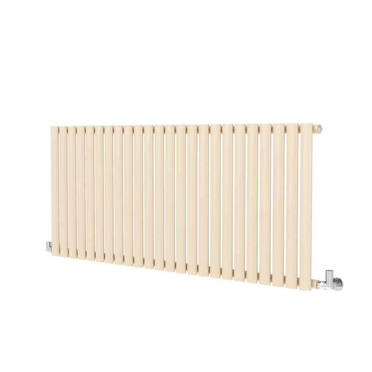 Sorrento Elk brown Horizontal Oval Designer Radiator 600x1416mm Single Panel 3783 BTU - Image 3
