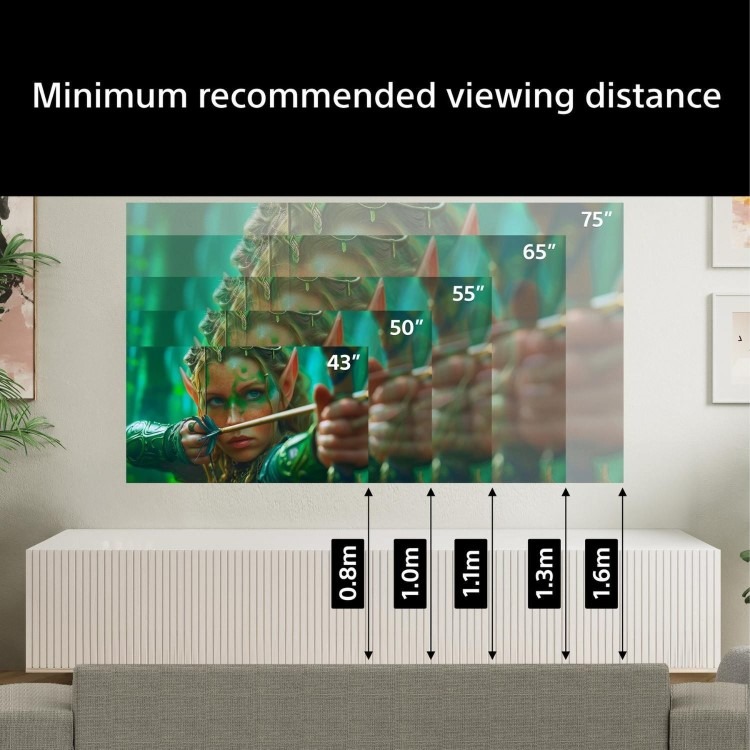 Sony K50S25M2PB 50" BRAVIA 4K Ultra HD Smart TV – Google TV Dolby Atmos HDR Voice Control - Image 4