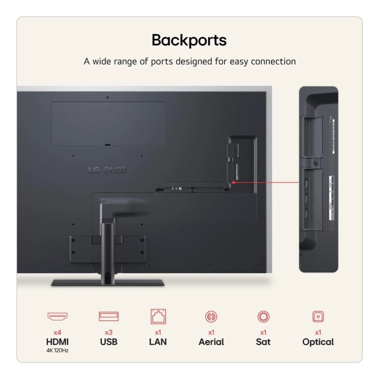 LG OLED65G66LS 65 Inch OLED evo AI G6 4K Smart TV – 165Hz Gaming Dolby Vision & Brightness Booster Ultra - Image 4