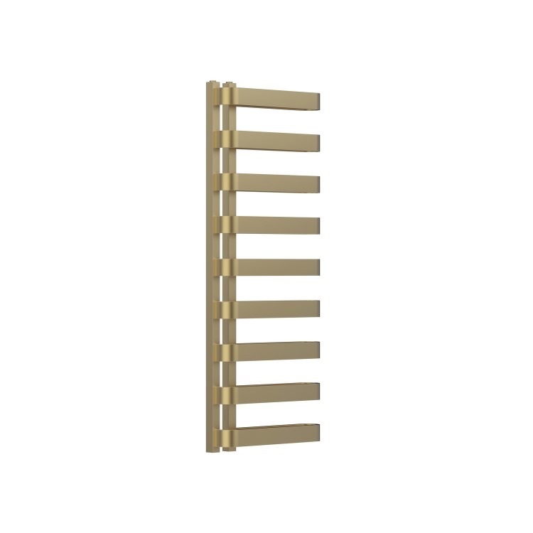 Brass Designer Curved Towel Radiator 1300 x 500mm - Ordos - Image 4