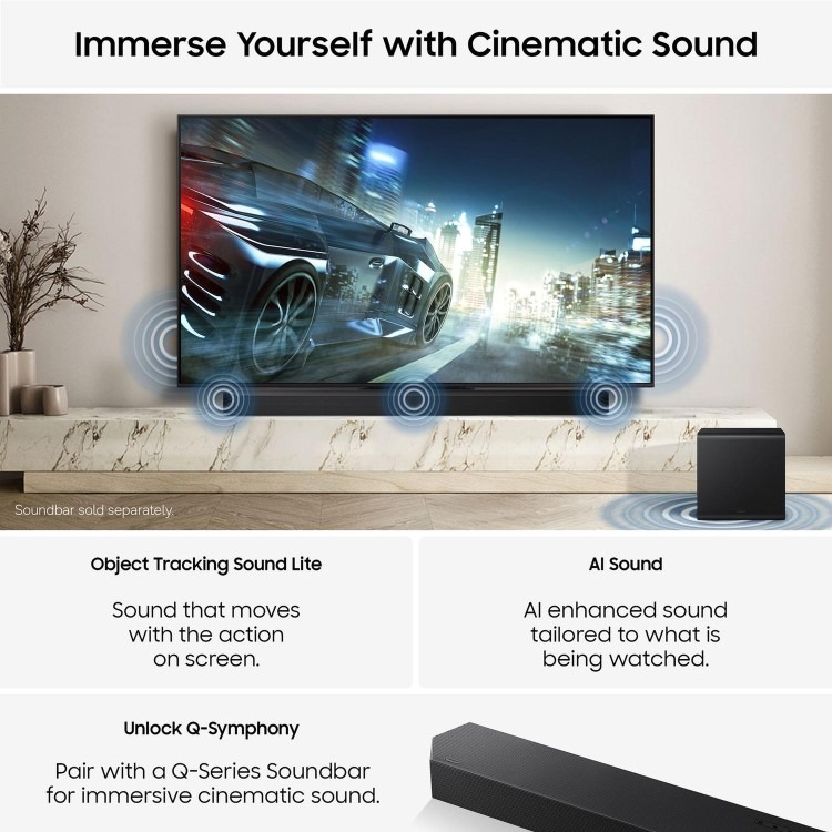 Samsung QE85QN73HAUXXU 85" Neo QLED 4K Ultra HD Smart TV with Tizen OS Quantum Mini LED AI 4K Upscaling Gaming Hub Vision AI HDR Smart TV - Image 3