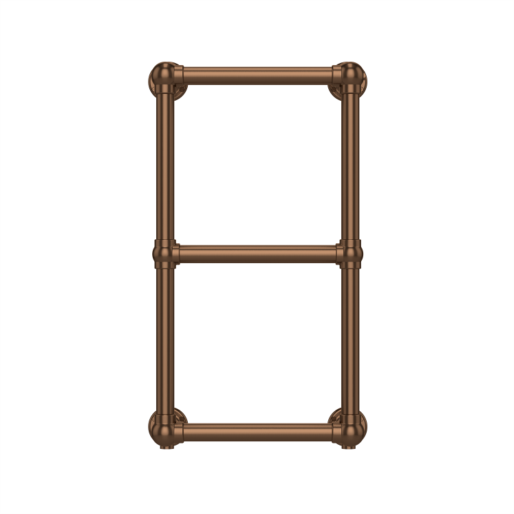 Bronze Vertical Traditional Towel Radiator 700 x 400mm - Regent - Image 4