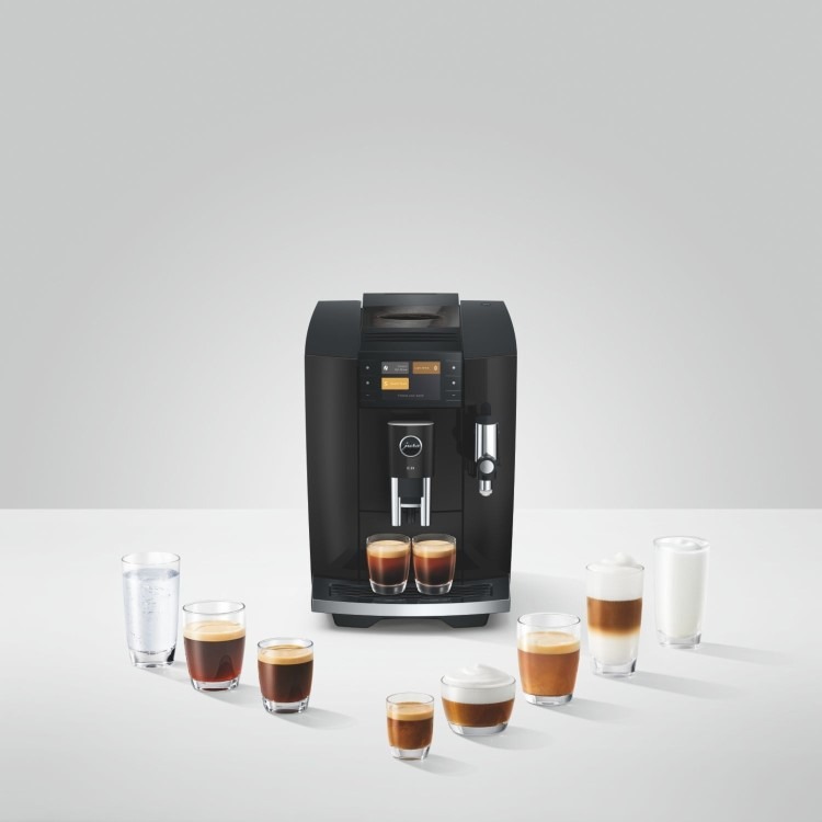 Jura E8 Bean-to-Cup Coffee Machine 15842- Piano Black - Image 4