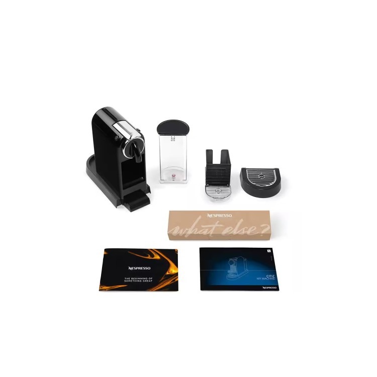 Nespresso by Delonghi Citiz Pod Coffee Machine EN167.B - Black - Image 5