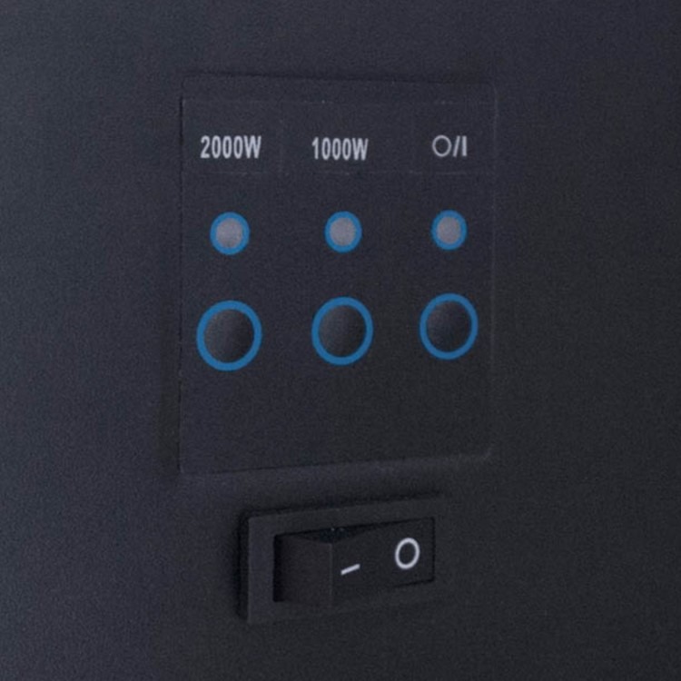 Be Modern Elstow Black Outset Electric Stove Fire - Image 4