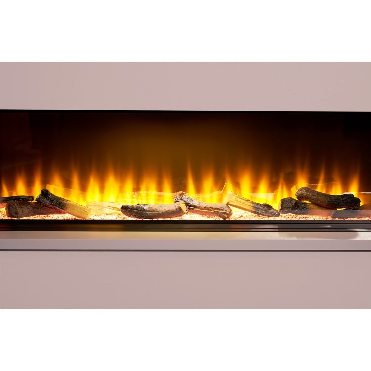 Adam Sahara Panoramic Media Wall Electric Fire, 31 Inch - Image 5