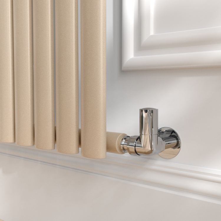 Sorrento Cleopatra Horizontal Oval Designer Radiator 600x1416mm Single Panel 3783 BTU - Image 4
