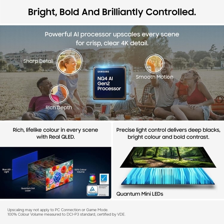 Samsung QE75QN80HAUXXU 75" Neo QLED 4K Ultra HD Smart TV with Tizen OS Mini LED HDR Gaming TV Dolby Atmos & AI Smart Features - Image 4