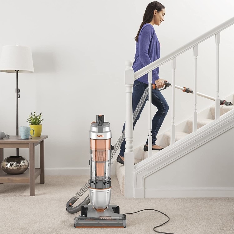 Vax U85-AS-BE Air Stretch Upright Vacuum Cleaner Lightweight Corded Bagless Vacuum for Carpets & Hard Floors - Image 2