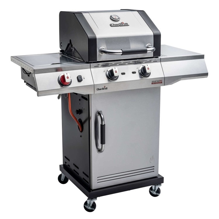 Char-Broil Advantage PRO S 2 - 2 Burner Gas BBQ Grill with Side Burner - Silver - Image 7