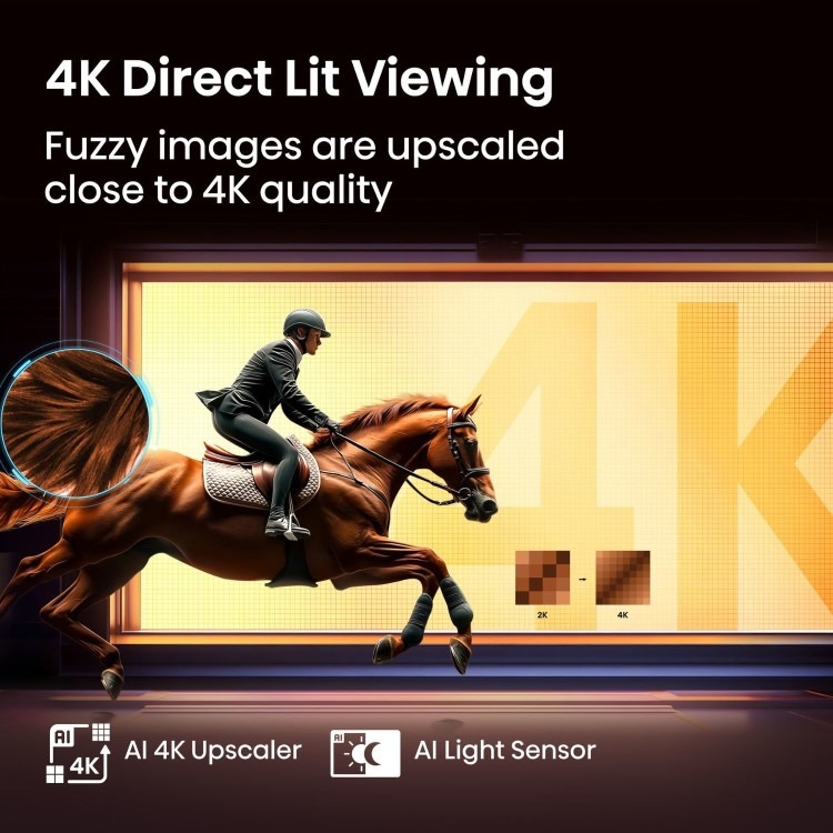 Hisense E78QTUK 43 inch Smart 4K Ultra HD QLED TV - Image 5