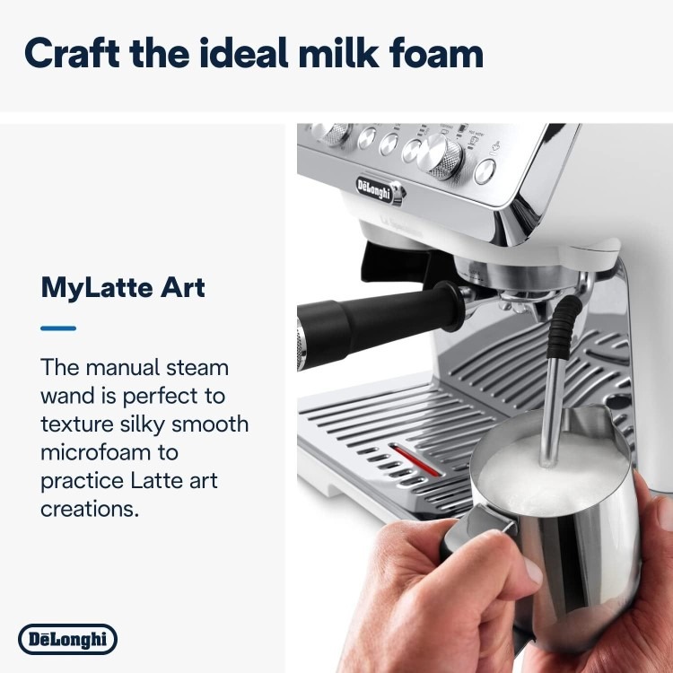 De’Longhi La Specialista Arte Espresso Machine EC9155.WH– White - Image 5