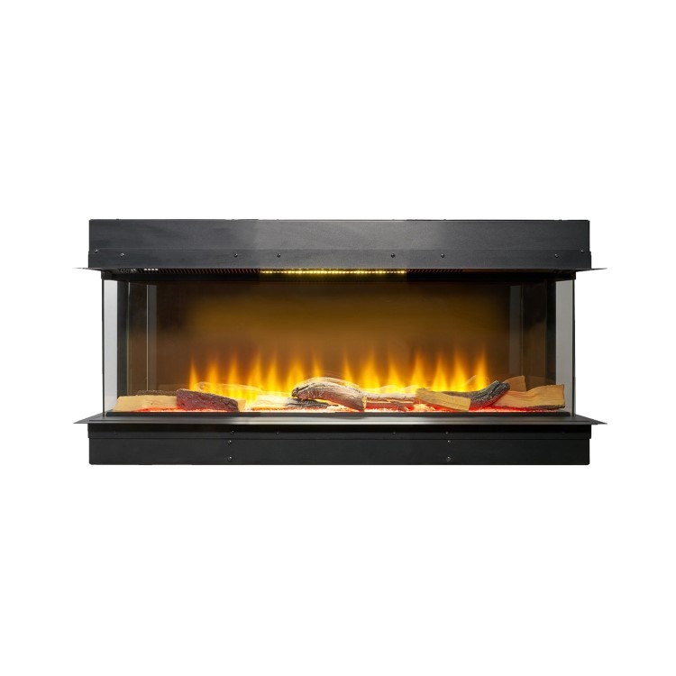 Adam Sahara Panoramic Media Wall Electric Fire, 31 Inch - Image 6