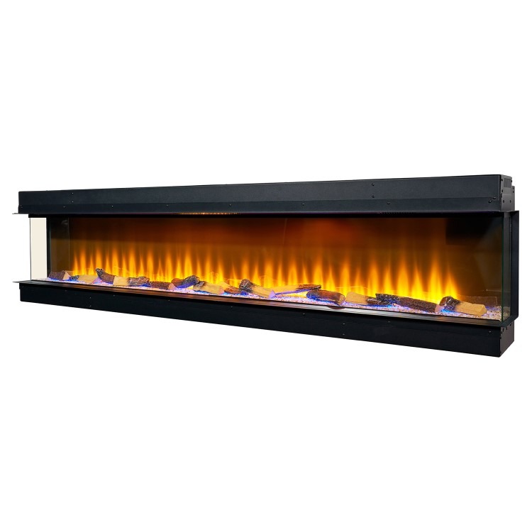 Adam Sahara Panoramic Media Wall Electric Fire, 81 Inch - Image 6