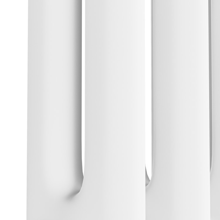 Reggio White Horizontal Triple Column Traditional Radiator 300x1460mm 3301 BTU - Cast Iron Style - Image 5
