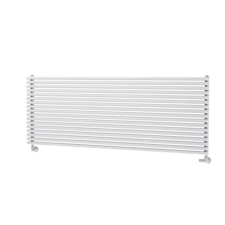 Ventura Linea White Oval Unique Designer Radiator 595x1600mm Single Panel 5212 BTU - Horizontal Bars - Image 5