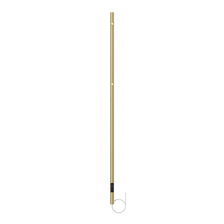 Brass Vertical Electric Towel Radiator 1600 x 73mm - Sagaro - Image 5