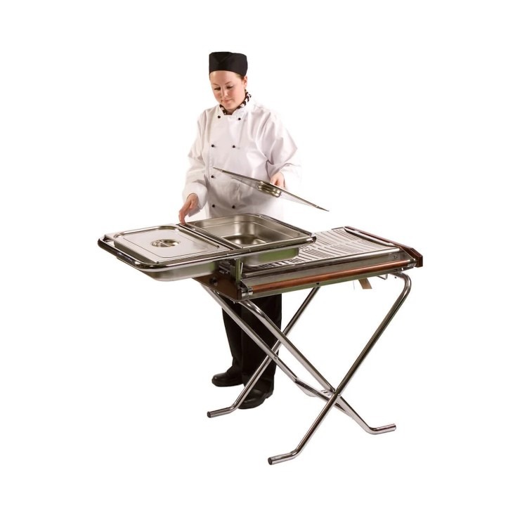 Cinders SG80 Classic Slimfold Professional Folding Gas Barbecue - Single Zone - Image 6