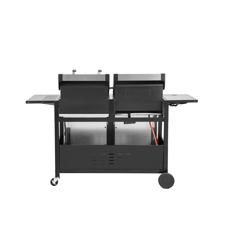 Boss Grill Premium Dual Fuel - 2 Burner Dual Fuel BBQ Grill with Side Burner - Stainless Steel - Image 8