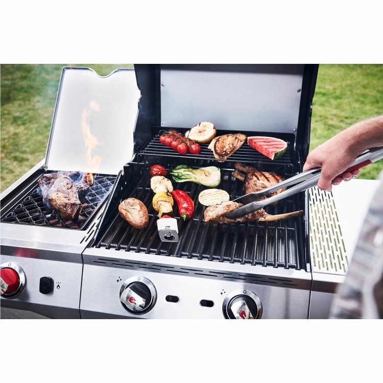 Char-Broil Advantage PRO S 2 - 2 Burner Gas BBQ Grill with Side Burner - Silver - Image 5