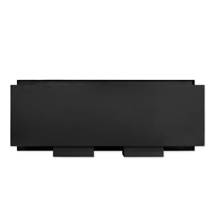 Bioethanol Media Wall Fireplace in Black - 50 Inch - AmberGlo - Image 7