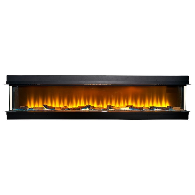 Adam Sahara Panoramic Media Wall Electric Fire, 81 Inch - Image 7