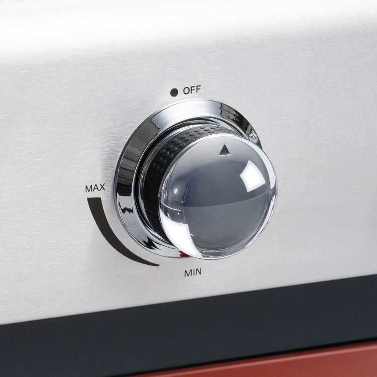 Boss Grill Kentucky Premium - 4 Burner Gas BBQ Grill with Side Burner - Red - Image 7