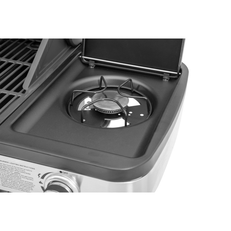 Boss Grill Alabama Modular Outdoor Kitchen - 6 Burner Gas BBQ with Sink - Black - Image 6