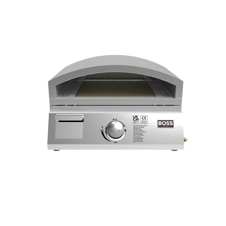 Boss Grill 3-in-1 Gas BBQ Griddle and Pizza Oven - Stainless Steel - Image 8