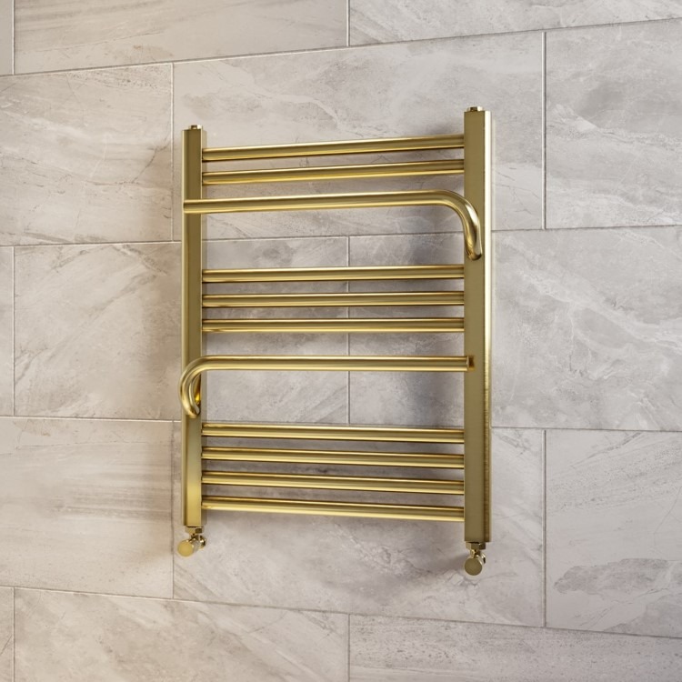 Brass Towel Radiator 650 x 500mm - Nazco - Image 7