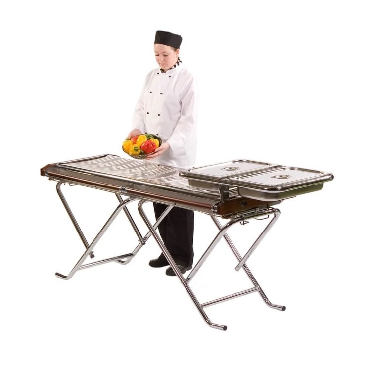 Cinders TG160 Classic Slimfold Dual Zone Gas Barbecue - Twin Grill - Image 4