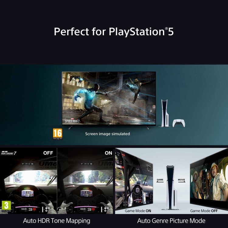 Sony K65XR80U 65" 4K HDR Smart Google TV with XR Picture Technology - Image 7
