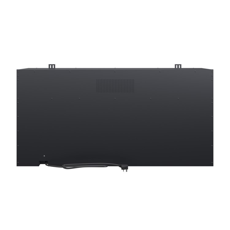 Black 3-Sided Inset Electric Media Wall Smart Fire Place - 40 Inch - AmberGlo - Image 6