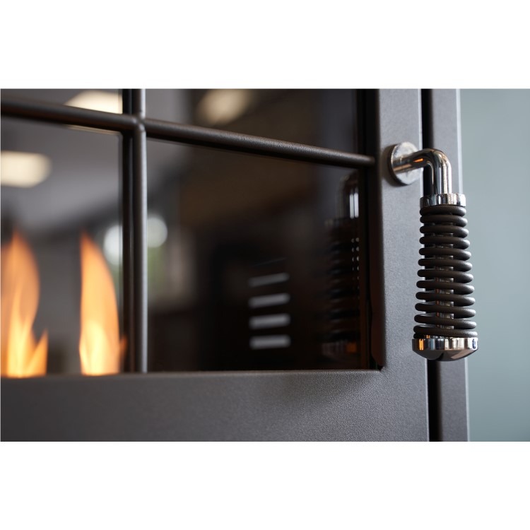 Bioethanol Wood Burning-Style Flueless Stove with Log Store - OKO S2 - Image 8