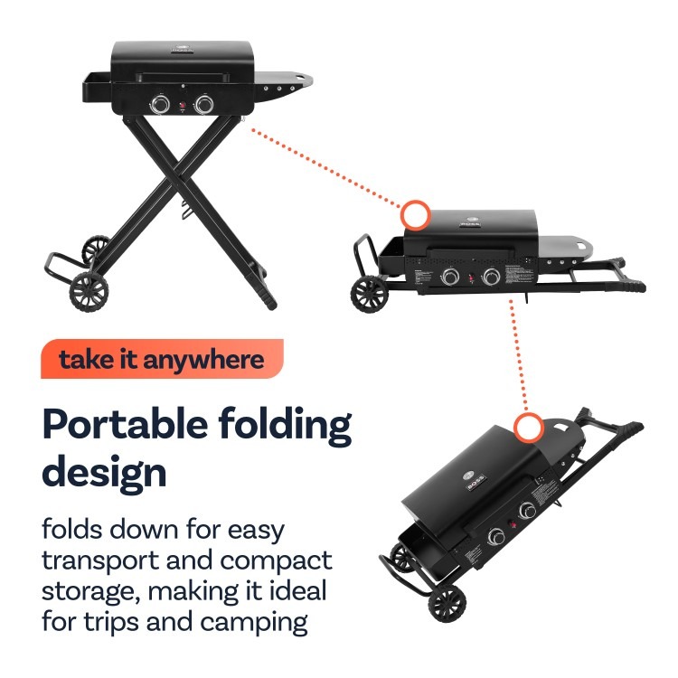 Boss Grill 2 Burner Gas Portable BBQ - Image 8