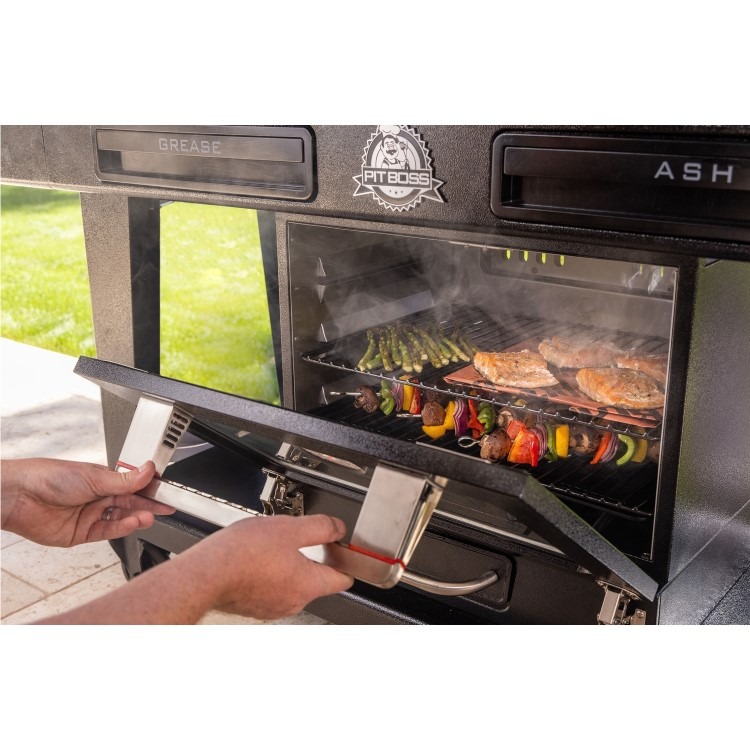 Pit Boss Memphis 2.0 Ultimate Gas and Charcoal Combo BBQ Grill with Smoker - PBMEMU2 - Image 7