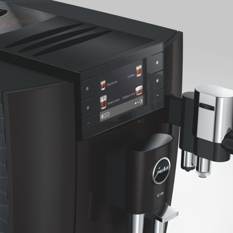 Jura E8 Bean-to-Cup Coffee Machine 15842- Piano Black - Image 8