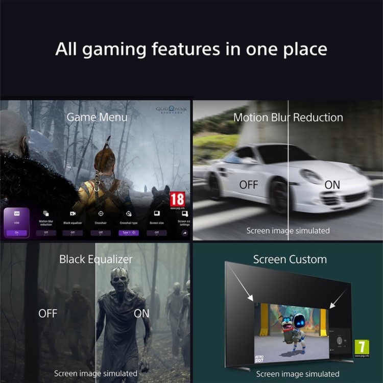 Sony BRAVIA XR K55XR8M25BP 55" 4K Ultra HD Smart OLED TV HDR Dolby Vision & Google TV - Image 8
