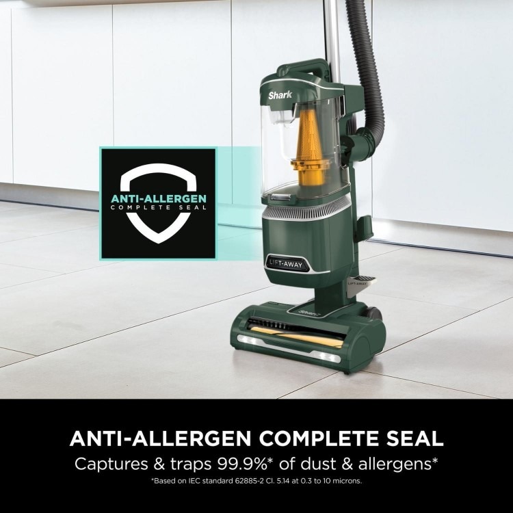 Shark Anti Hair Wrap Upright Vacuum Cleaner with Lift-Away - Green - Image 8