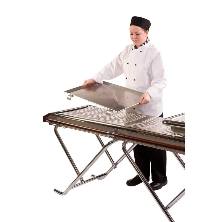 Cinders TG160 Classic Slimfold Dual Zone Gas Barbecue - Twin Grill - Image 9