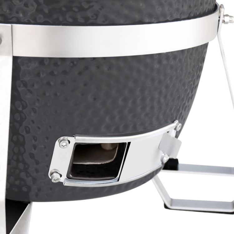 Boss Grill The Egg XS - 15 Inch Ceramic Kamado Style Charcoal Smoker BBQ Grill - Image 9