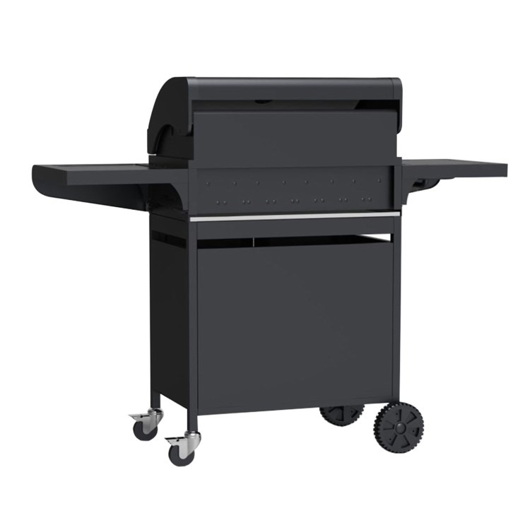 Boss Grill Kentucky Premium - 4 Burner Gas BBQ Grill with Side Burner - Black - Image 10