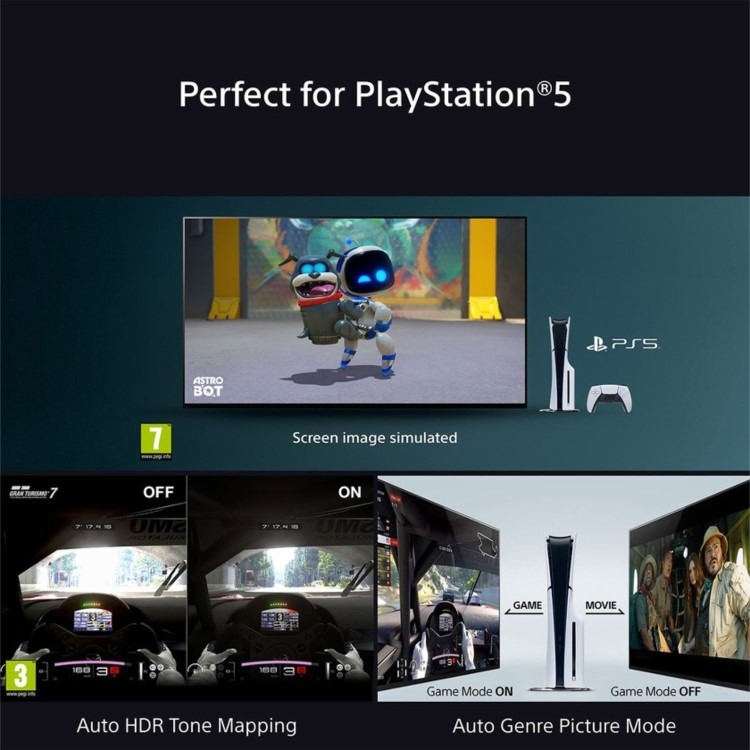 Sony BRAVIA XR K55XR8M25BP 55" 4K Ultra HD Smart OLED TV HDR Dolby Vision & Google TV - Image 9
