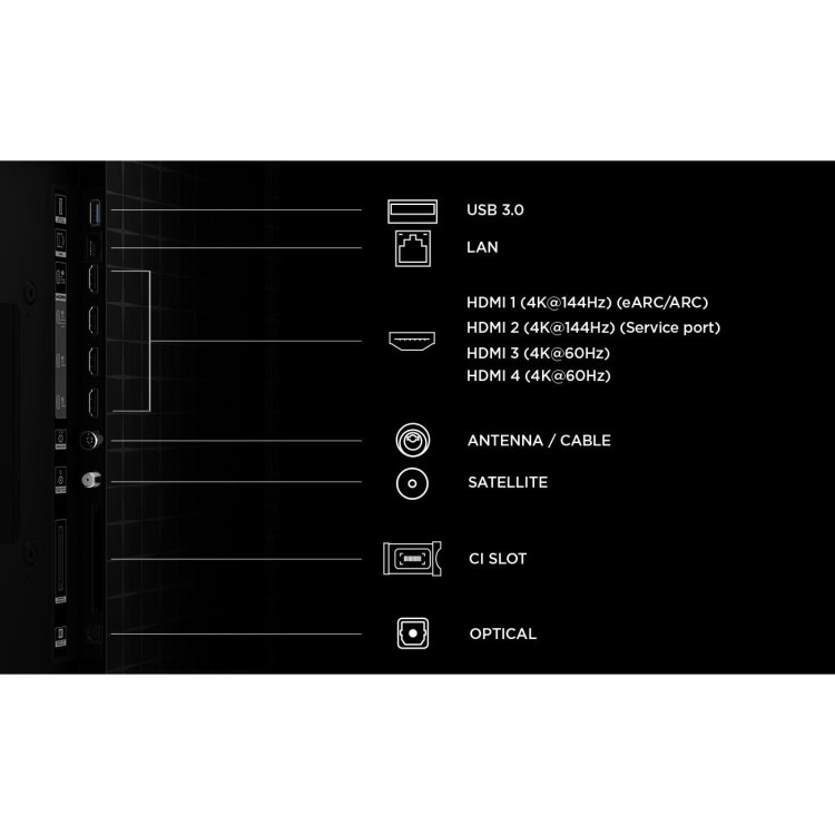 TCL 85A400M-UK 85" QD-Mini LED Google TV – Ultra Large 85 Inch 4K Smart TV with Dolby Vision HDR & Cinematic Home Entertainment - Image 10