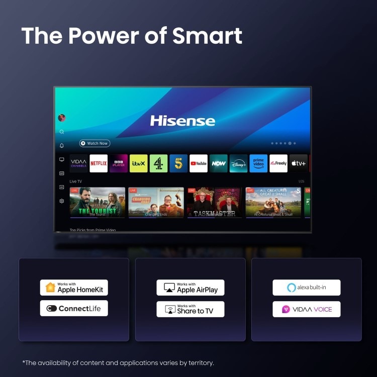 Hisense E78QTUK PRO 75 inch Smart 4K Ultra HD QLED TV - Image 11