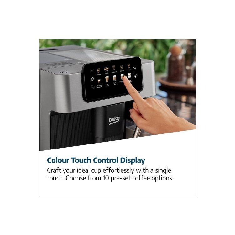 Beko CaffeExperto Bean-to-Cup Coffee Machine CEG7304X – Stainless Steel - Image 9