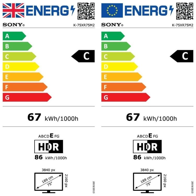 Sony BRAVIA 7 K75XR75M2PB 75 Inch 4K HDR True RGB LED Smart Google TV with Dolby Vision - Image 12