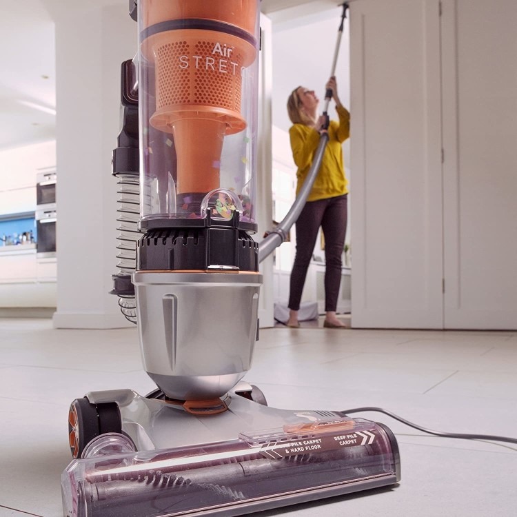 Vax U85-AS-BE Air Stretch Upright Vacuum Cleaner Lightweight Corded Bagless Vacuum for Carpets & Hard Floors - Image 10